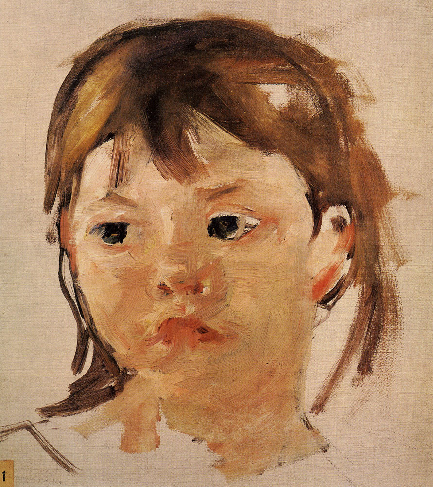 Mary Cassatt - Head of a Young Girl (Sketch of Ellen Mary Cassett)