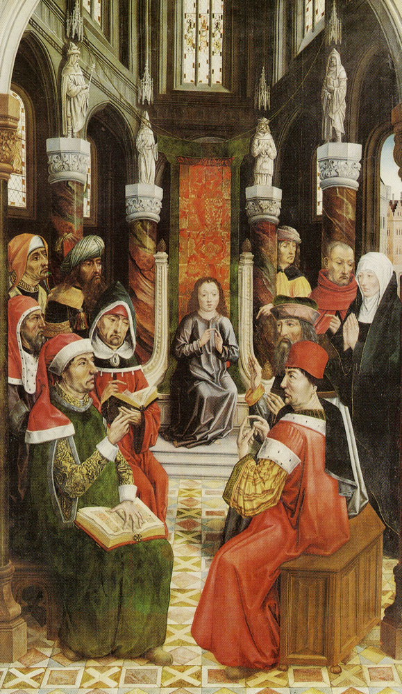 Master of the Retable of the Reyes Católicos - Christ among the doctors