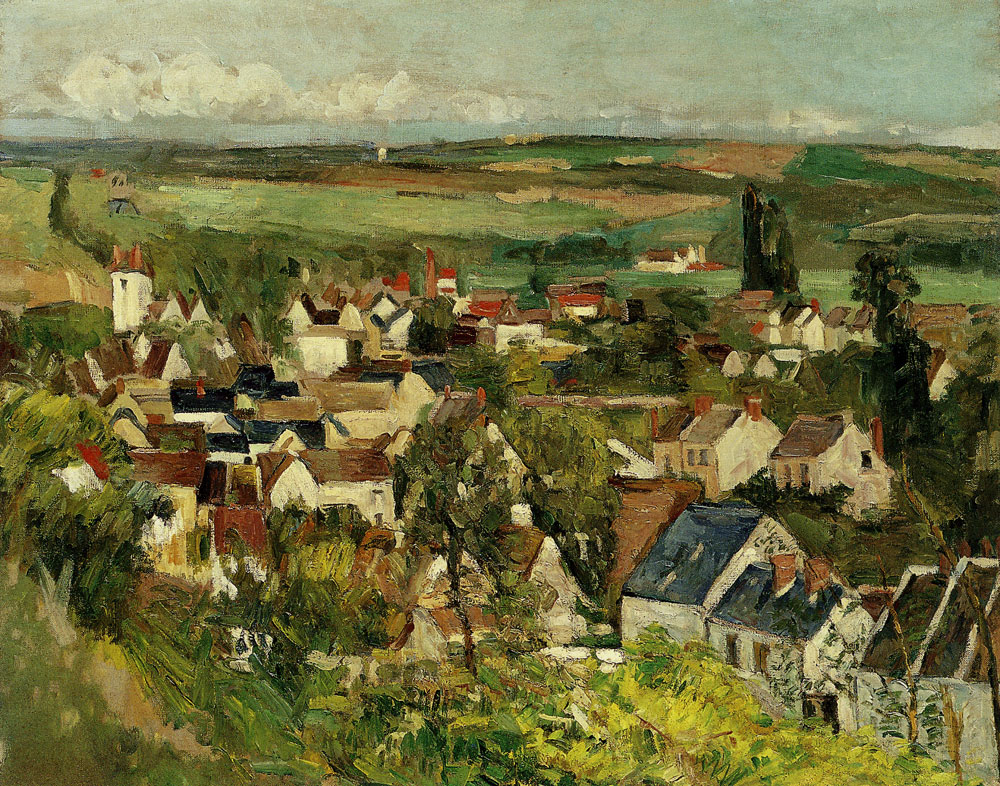 Paul Cézanne - Auvers-sur-Oise, panoramic view