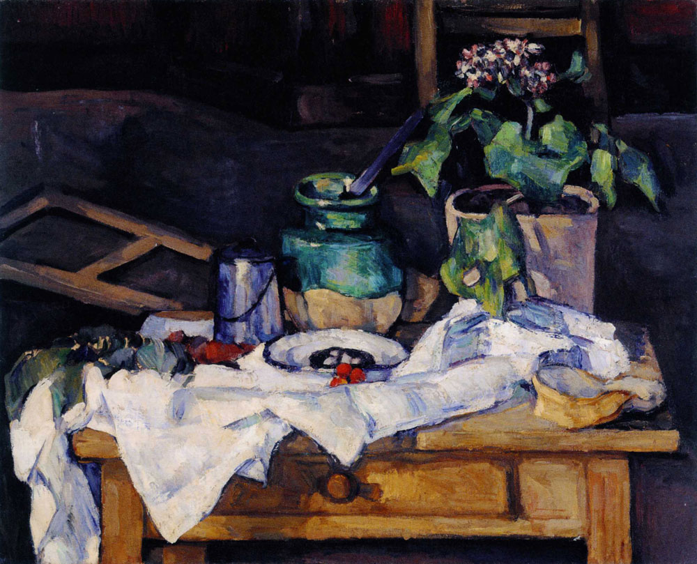 Paul Cézanne - Kitchen Table