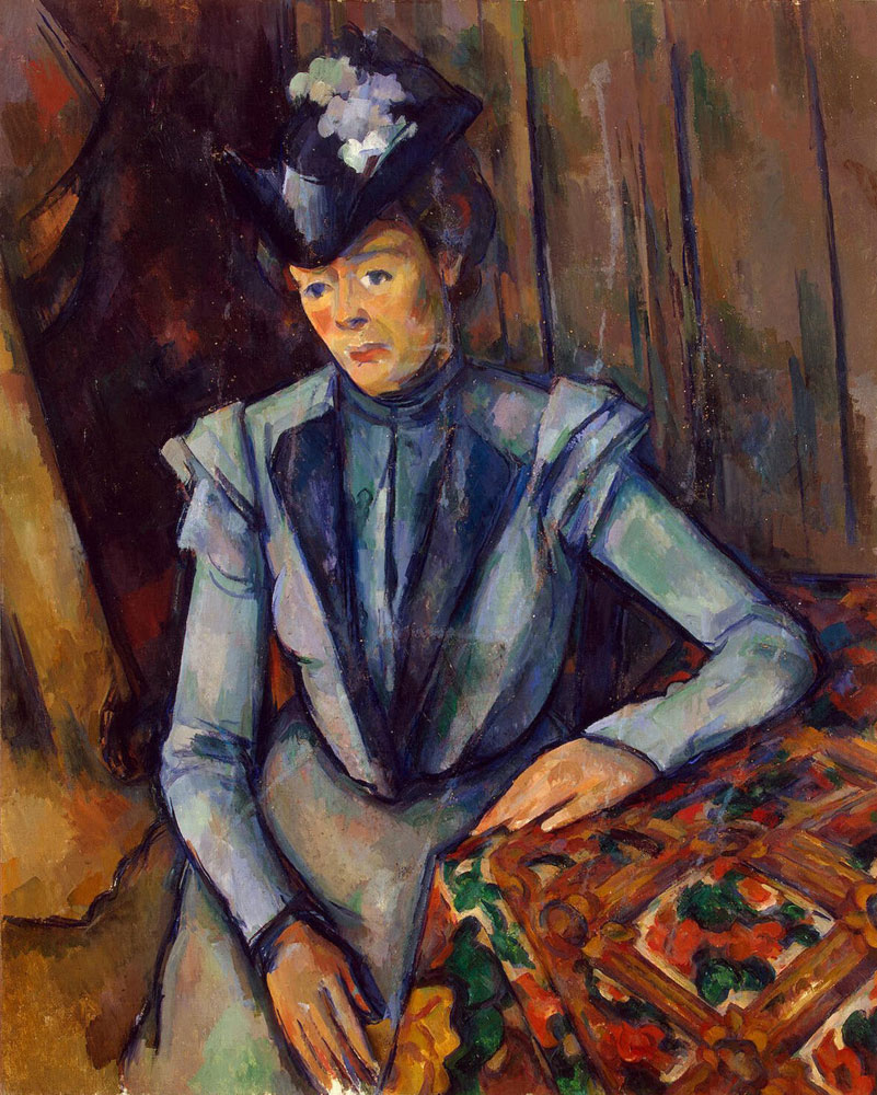 Paul Cézanne - Lady in Blue