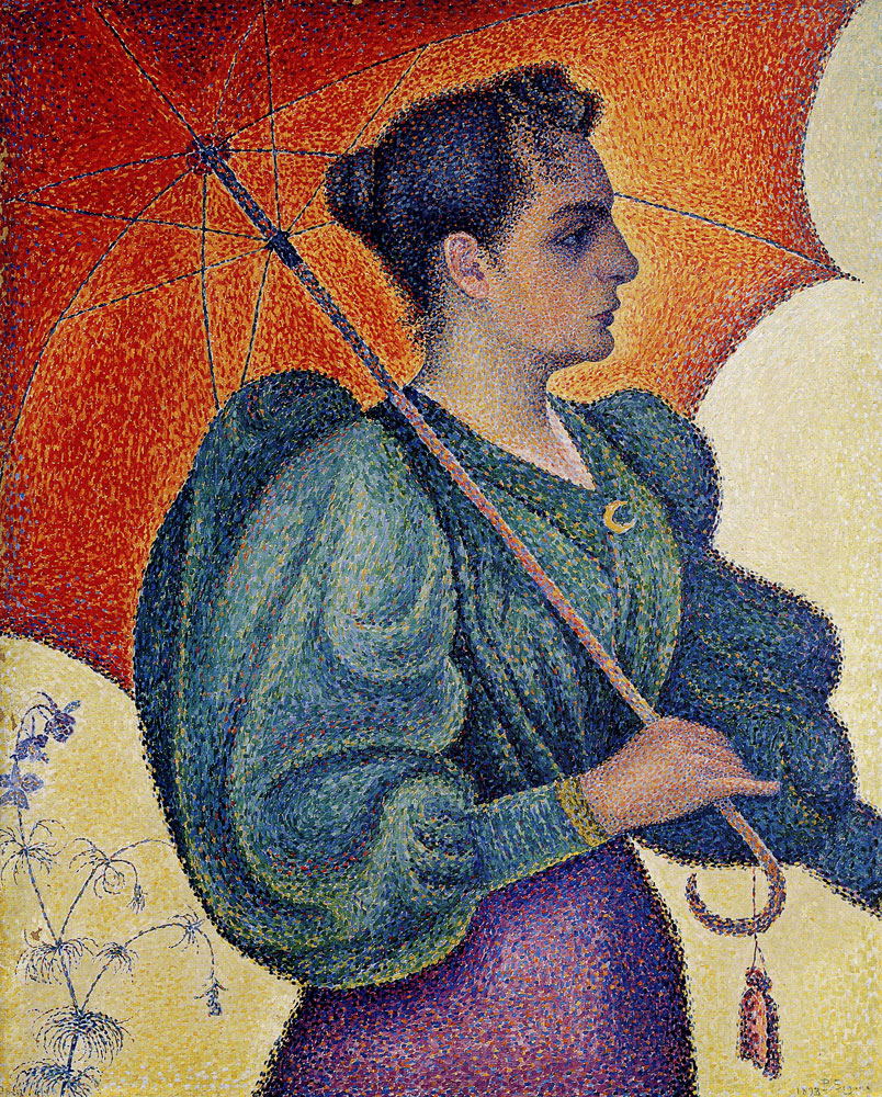 Paul Signac - Woman with a Parasol, Opus 243 (Portrait of Berthe Signac)