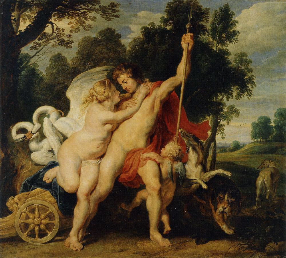 Peter Paul Rubens and workshop - Venus and Adonis