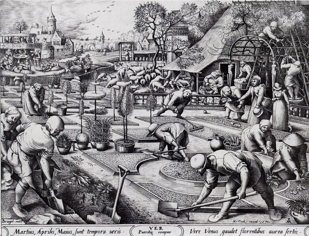 Pieter van der Heyden after Pieter Bruegel - Spring