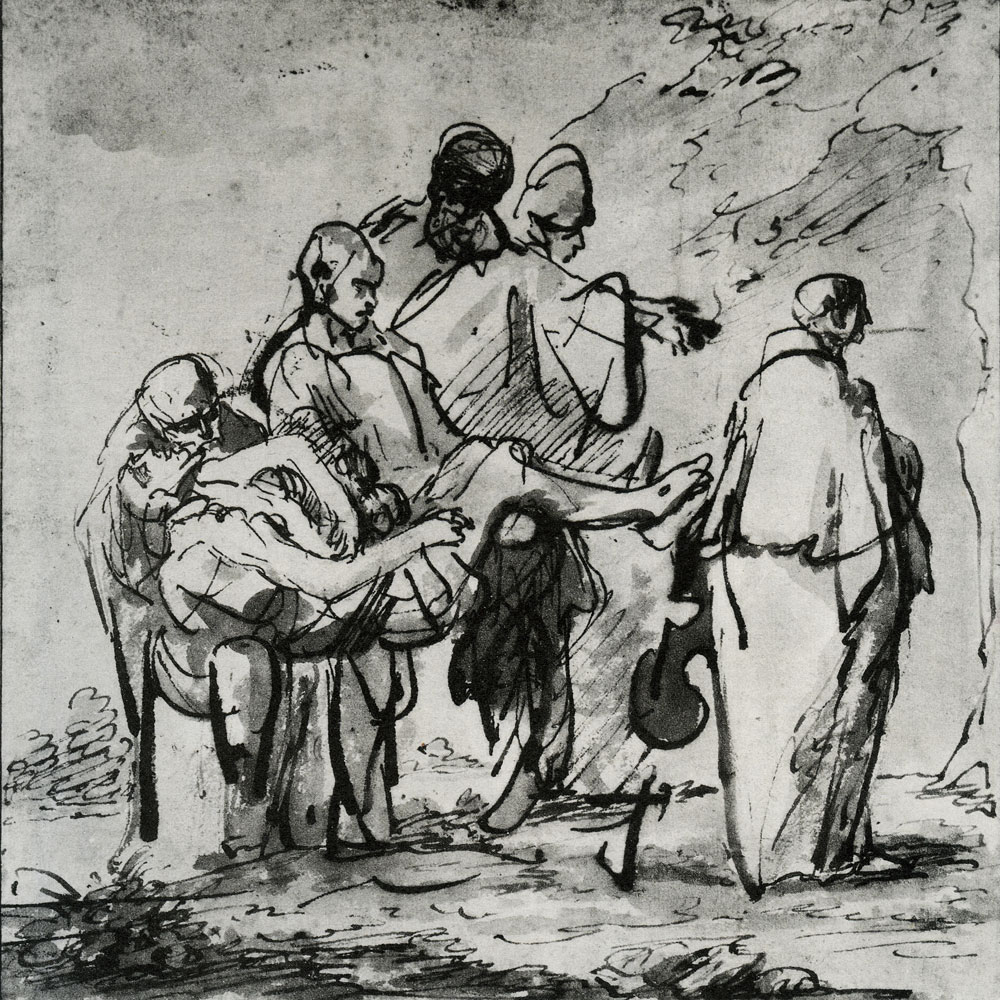 Rembrandt - Christ's Body Carried to the Tomb