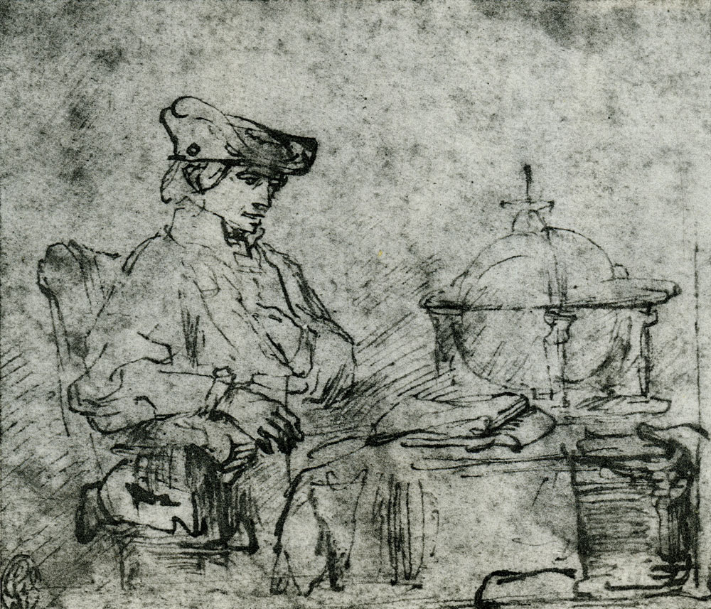 Rembrandt - Geographer Seated at a Writing-Table