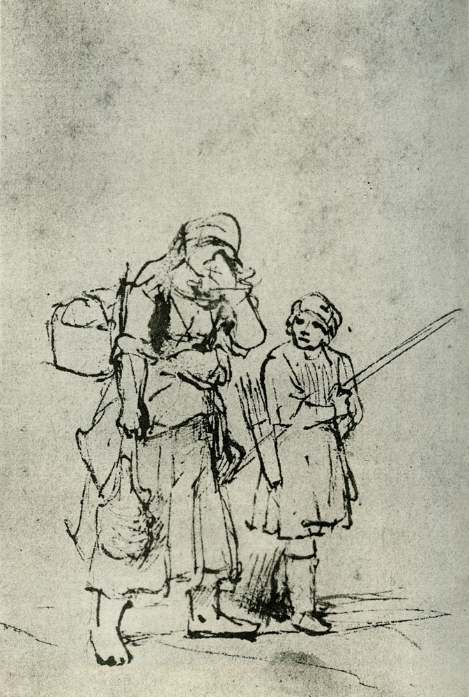Rembrandt - Hagar and Ishmael