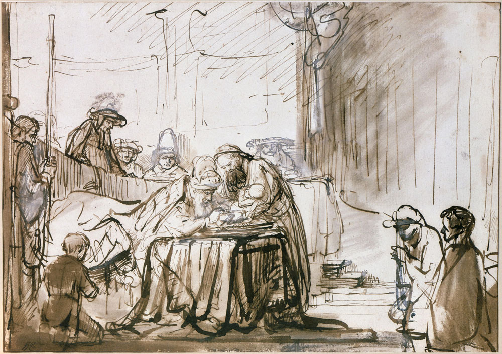 School of Rembrandt - The Circumcision