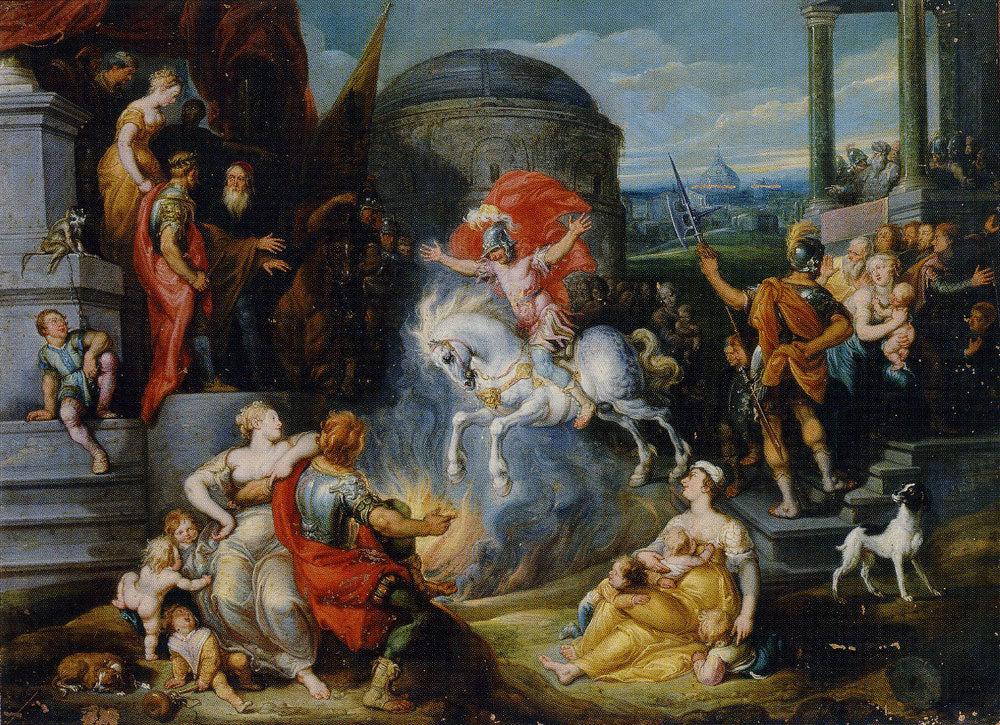 Simon de Vos - The Feast of Marcus Curtius