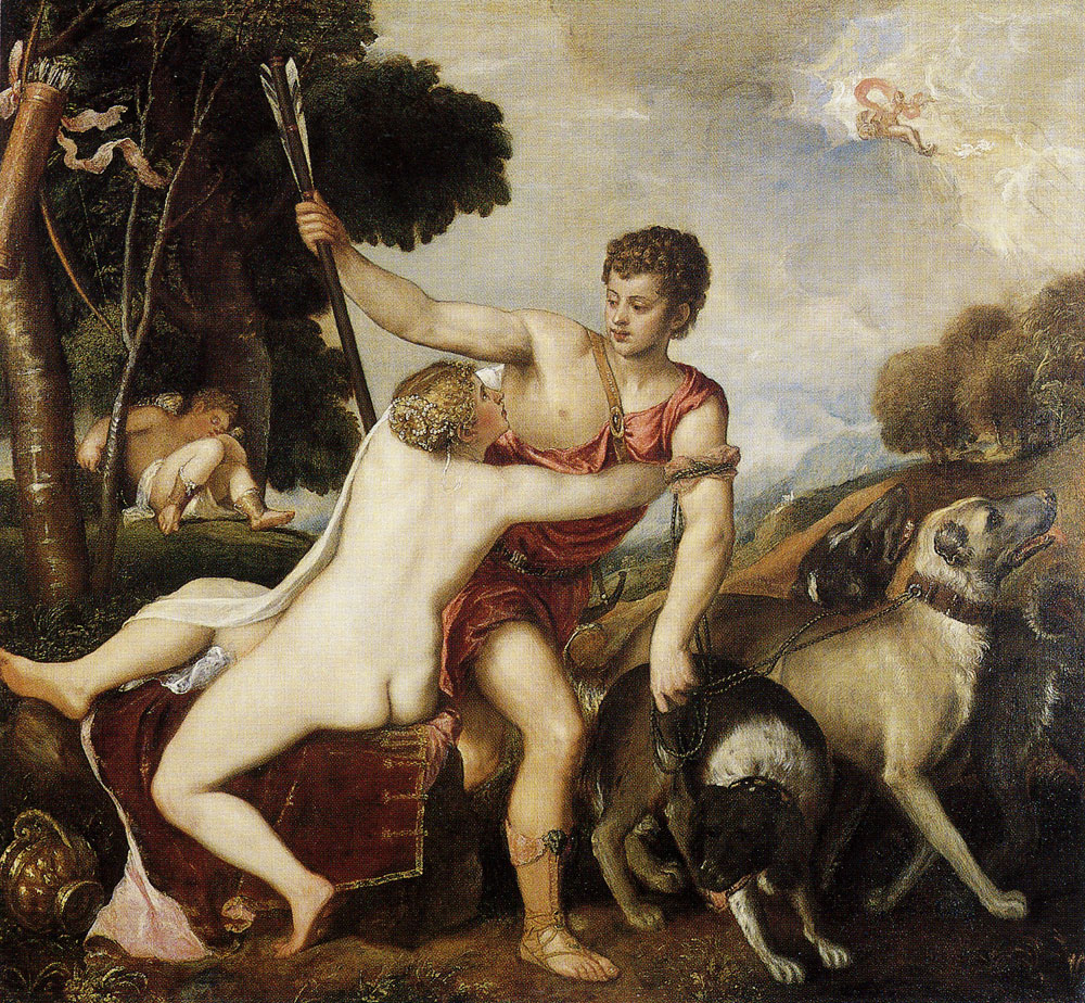 Workshop of Titian - Venus and Adonis