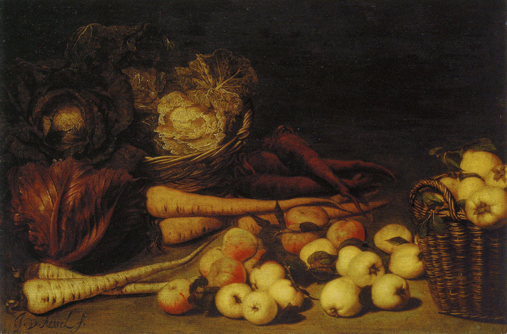 J. [Jeronimus?] van Kessel - Vegetables and Fruits