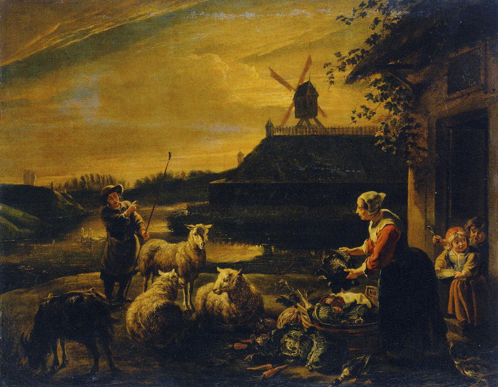 Willem van Herp - Peasant Yard