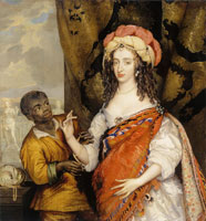 Adriaen Hanneman Portrait of Mary Stuart with a Servant
