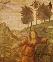 Bernardino Luini Procris Pierced by Cephalus' Javelin