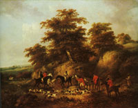 George Morland The End of the Hunt
