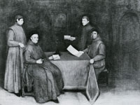 Gerard ter Borch Four Franciscan monks