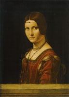 Leonardo da Vinci Portrait of a Woman ('The Belle Ferronniere')