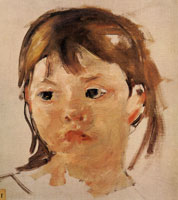 Mary Cassatt Head of a Young Girl (Sketch of Ellen Mary Cassett)