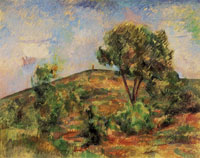 Paul Cézanne Landscape near Aix with the Tour de César