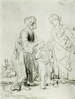 Rembrandt The Dismissal of Hagar