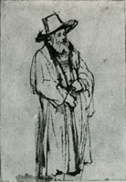 Rembrandt Old Man in Wide-Brimmed Hat