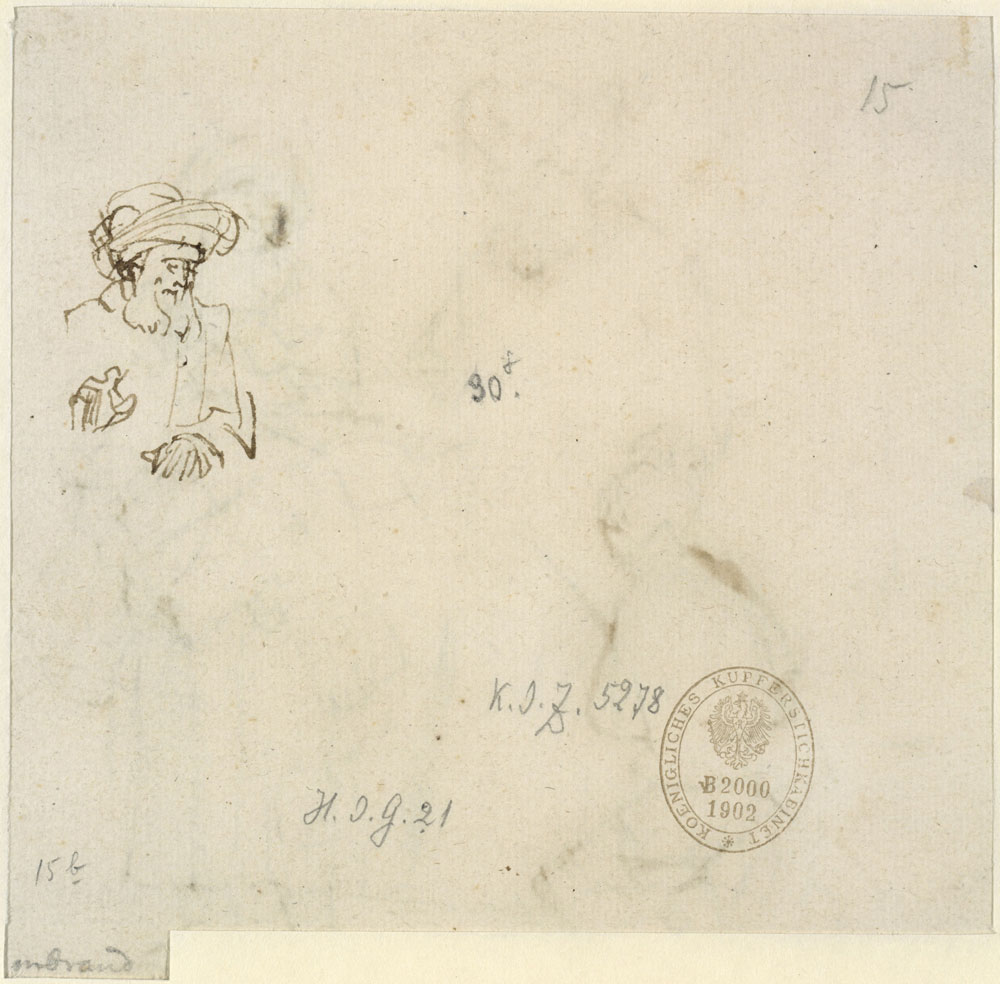 Aert de Gelder - Sketch for the Figure of Abraham