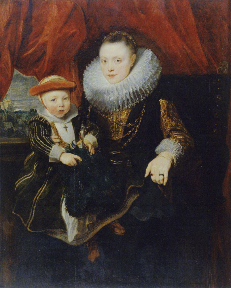 Anthony van Dyck - Young Woman with a Child