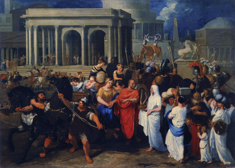 Bertolet Flémalle - Lucius Albinus Giving his Carriage to the Vestal Virgins