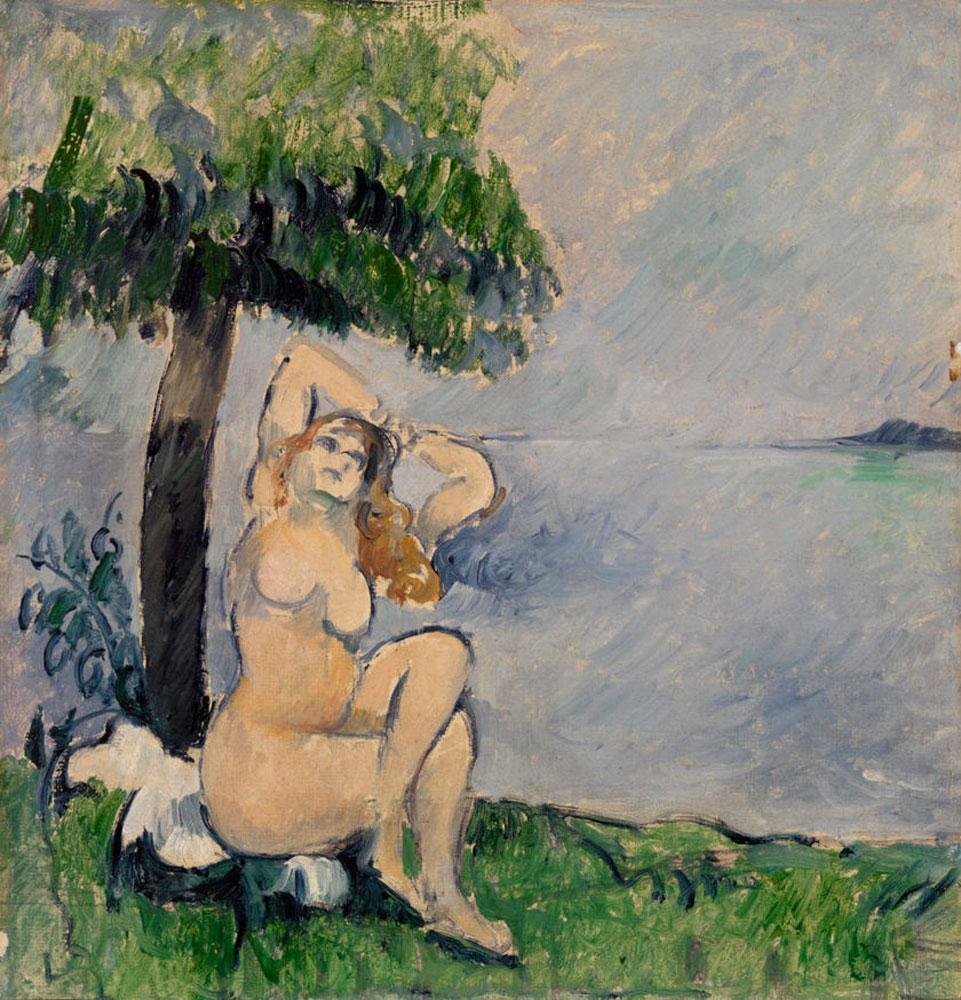 Paul Cézanne - Bather at the Seashore