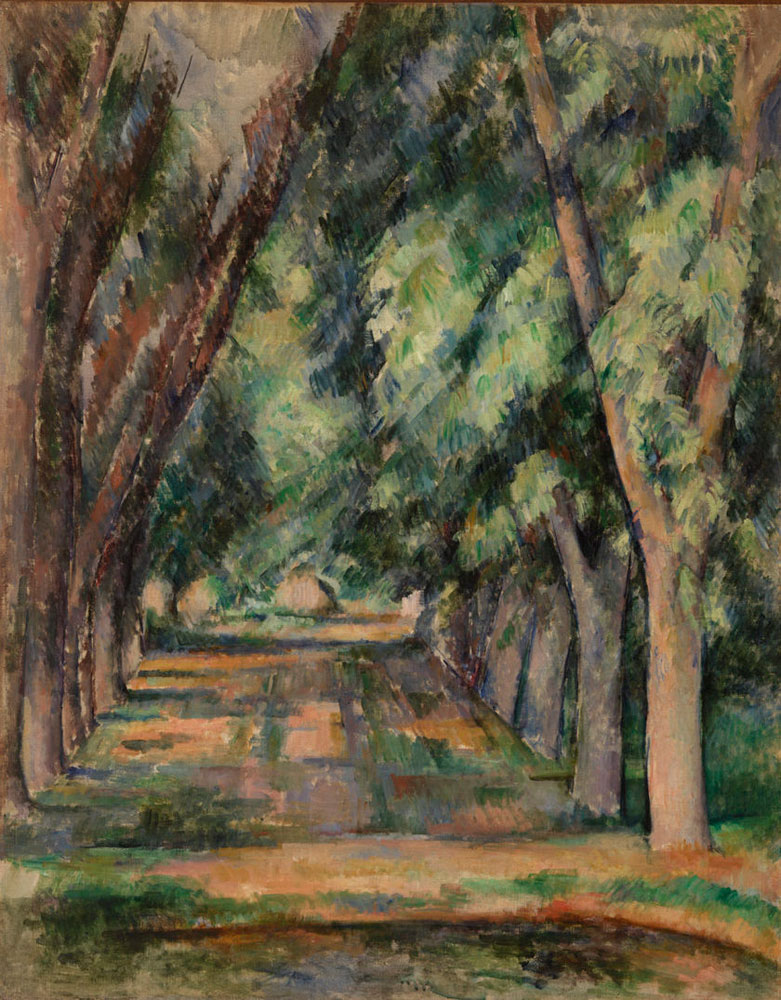 Paul Cézanne - The Allée of Chestnut Trees at the Jas de Bouffan