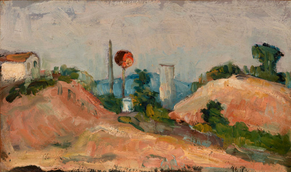 Paul Cézanne - Railroad Cut