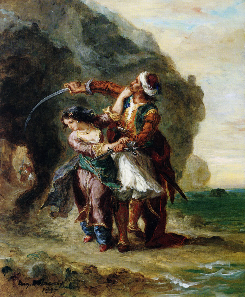 Eugène Delacroix - The Bride of Abydos
