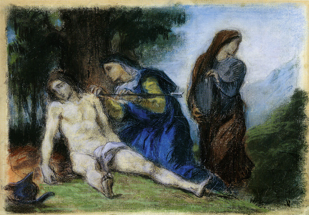Eugène Delacroix - Saint Sebastian Tended by the Holy Women