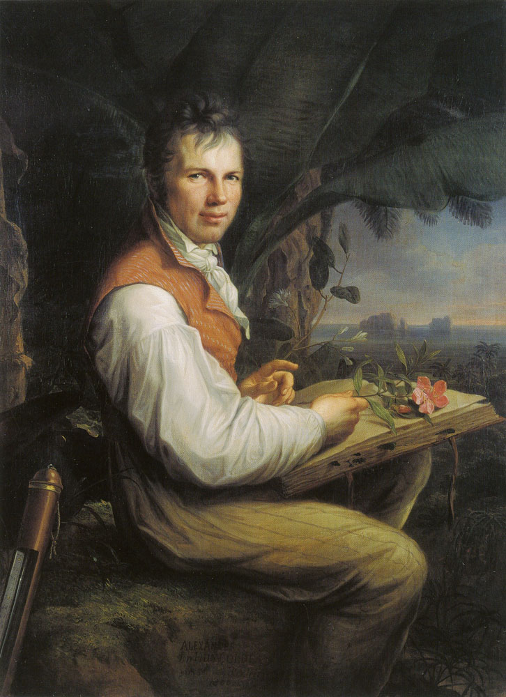 Friedrich Georg Weitsch - Portrait of Alexander von Humboldt