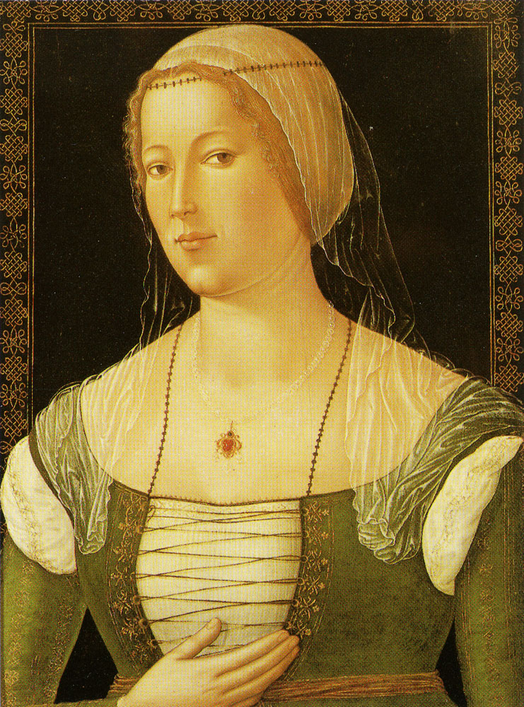 Girolamo di Benvenuto - Portrait of a young woman