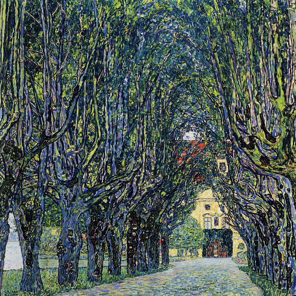 Gustav Klimt - Alley in the Park of Schloss Kammer