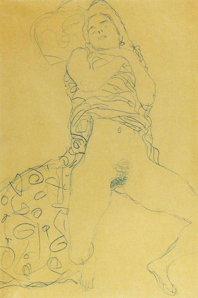 Gustav Klimt - Semi-Nude