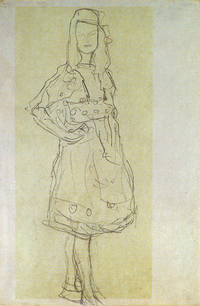 Gustav Klimt - Study for the Portrait of Mäda Primavesi