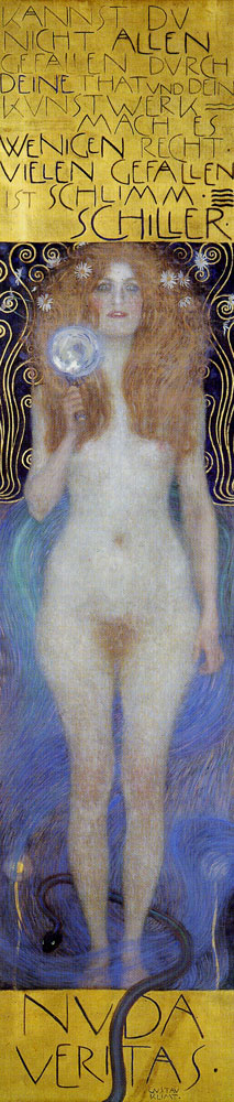 Gustav Klimt - Nude Veritas