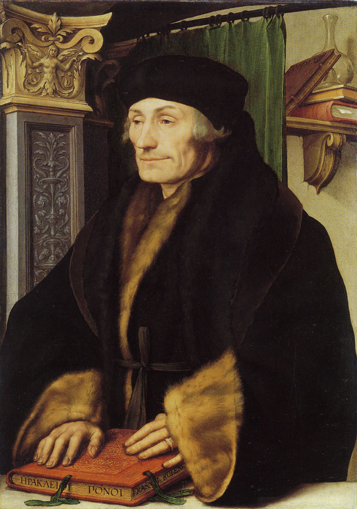 Hans Holbein the Younger - Desiderius Erasmus