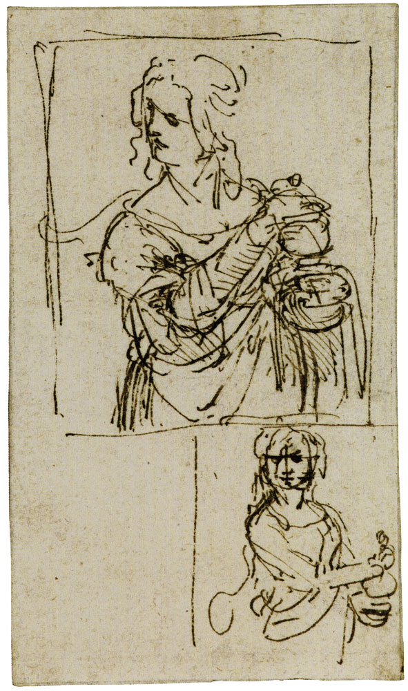 Leonardo da Vinci - Designs for a Saint Mary Magdalene