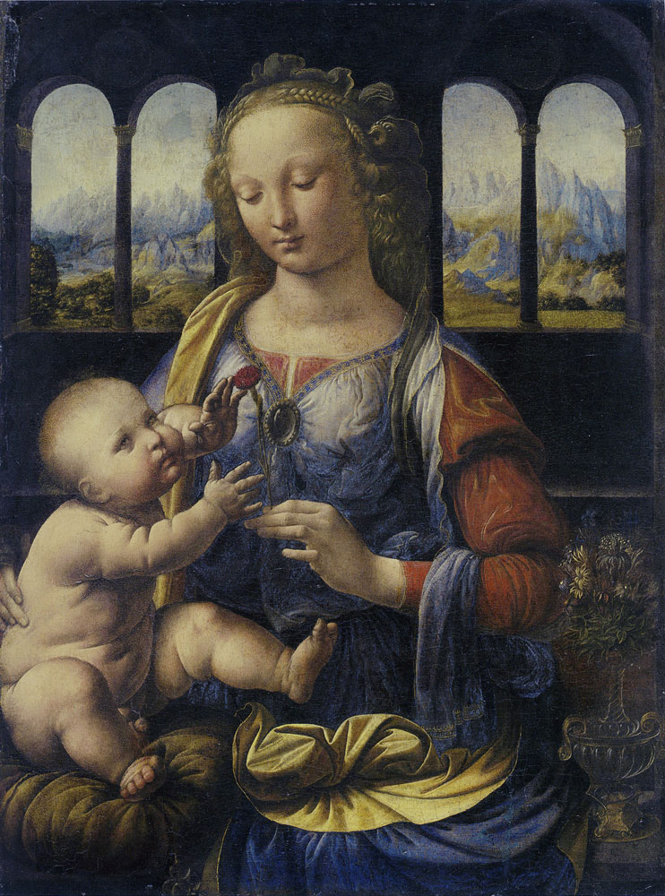 Leonardo da Vinci - The Madonna of the Carnation