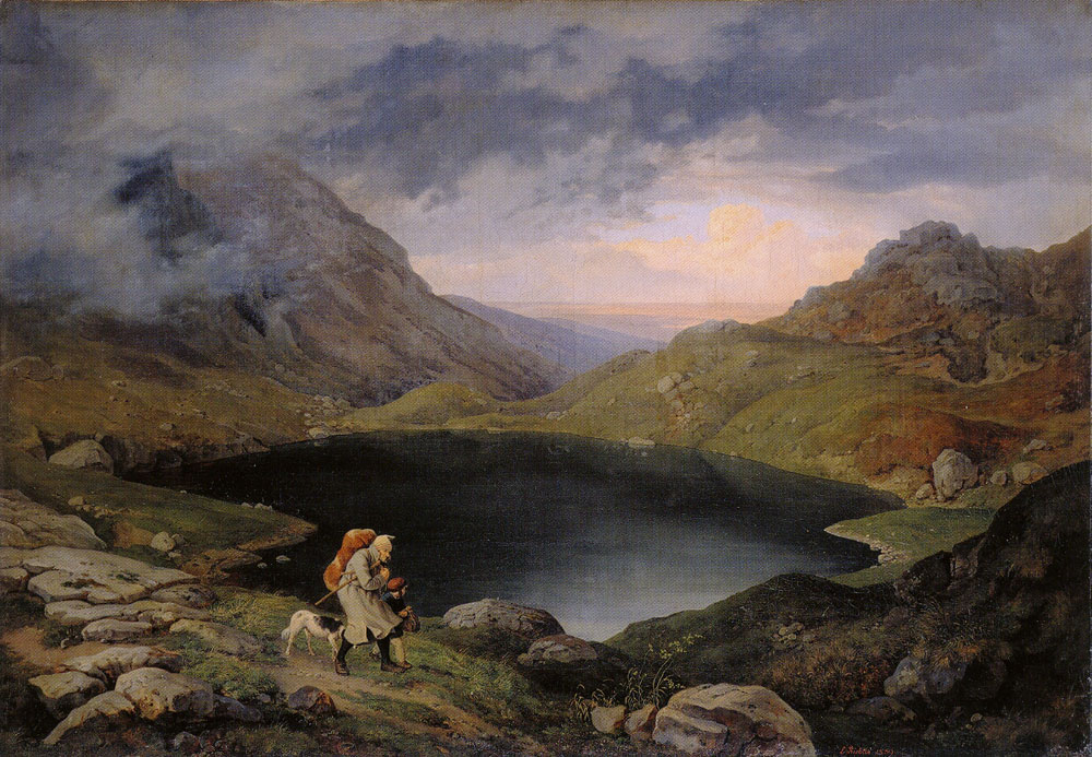 Ludwig Richter - Lake in the Riesengebirge