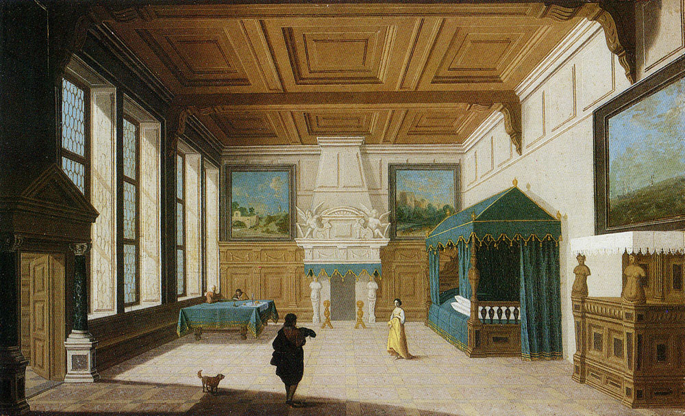 Nicolaes de Gyselaer - Interior with Figures