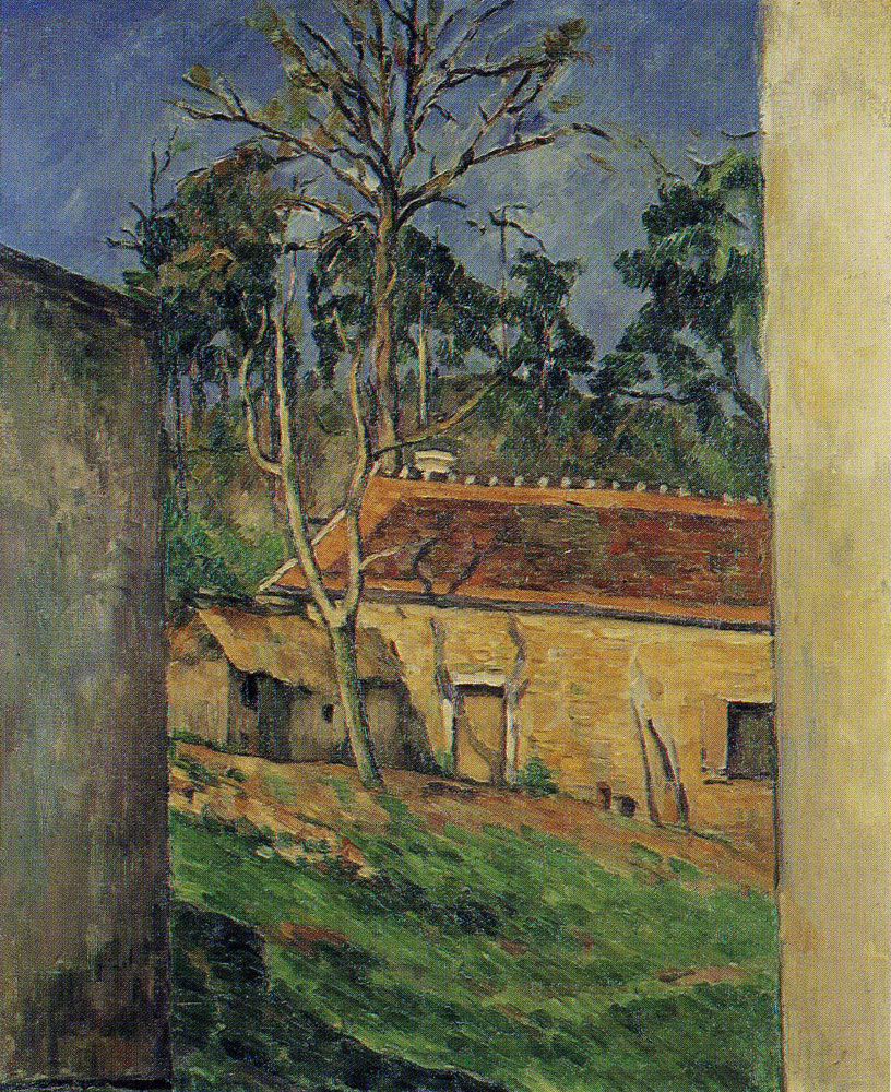 Paul Cézanne - Farm Courtyard in Auvers