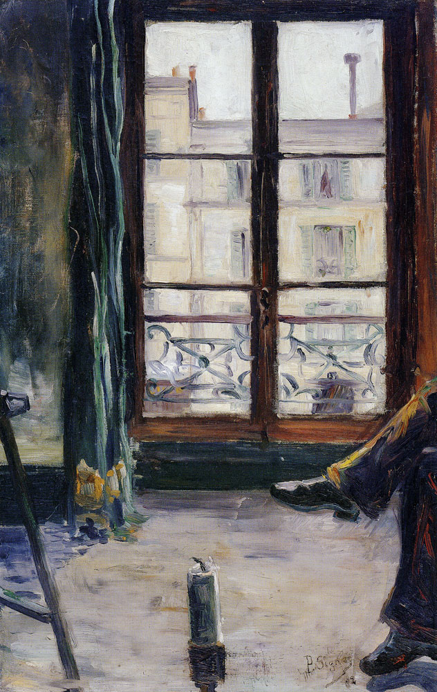 Paul Signac - Montmartre Study: Studio