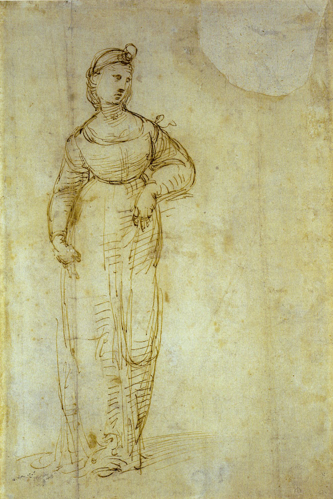 Raphael - Study for Saint Catherine