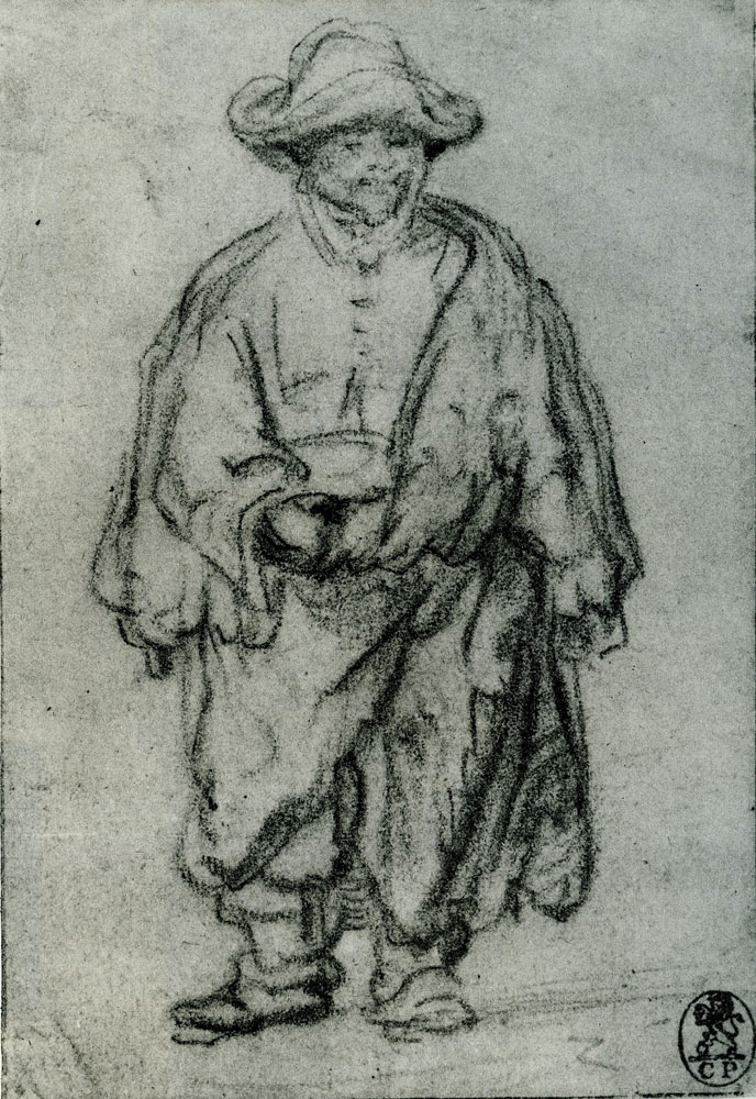 Rembrandt - Beggar in Brimmed Hat