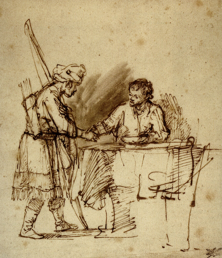 Rembrandt - Esau Selling His Birthright to Jacob