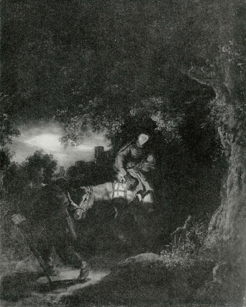 Rembrandt - The Flight into Egypt